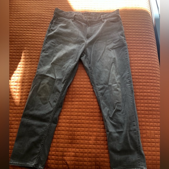 Athletic Tapered Rapid Movement Jeans - Gray - Picture 2 of 4